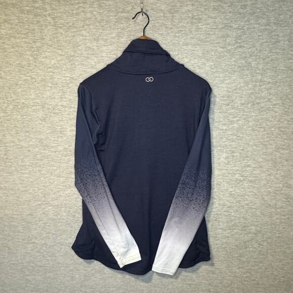 Calia Womens Warm Mock Neck Long Sleeve Shirt - Picture 3 of 3